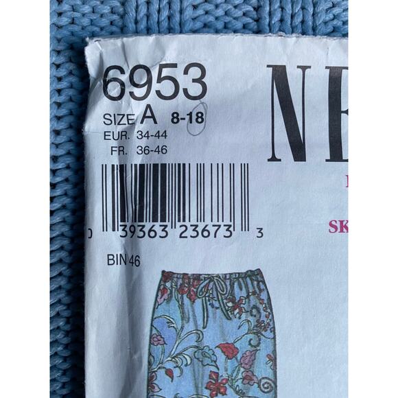 Simplicity 6953 Sewing pattern skirt midi maxi ruffle hem size 8-18 - Picture 2 of 5